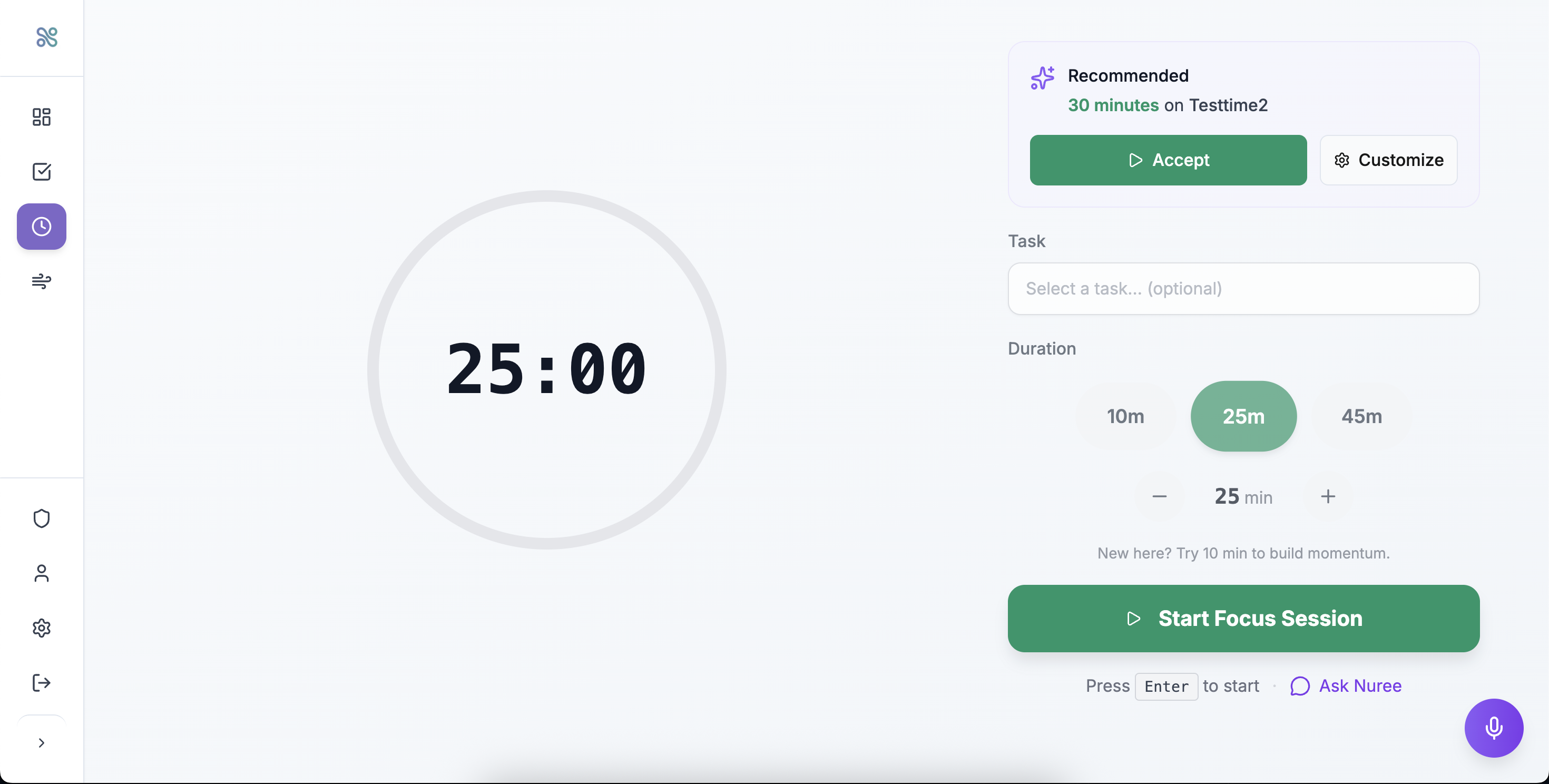 Nuree AI - Real-time voice AI platform for ADHD focus | Andrei Alexandru